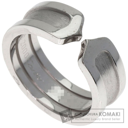 CARTIER C2 #50 Ring K18 White Gold Ladies [Used]