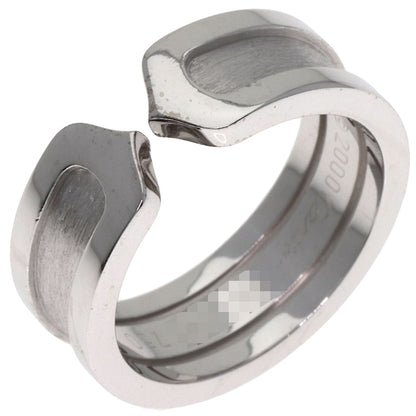 CARTIER C2 #50 Ring K18 White Gold Ladies [Used]