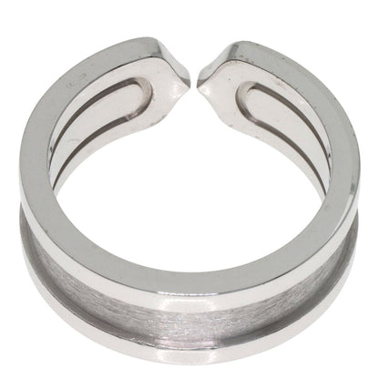 CARTIER C2 #50 Ring K18 White Gold Ladies [Used]