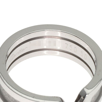 CARTIER C2 #50 Ring K18 White Gold Ladies [Used]
