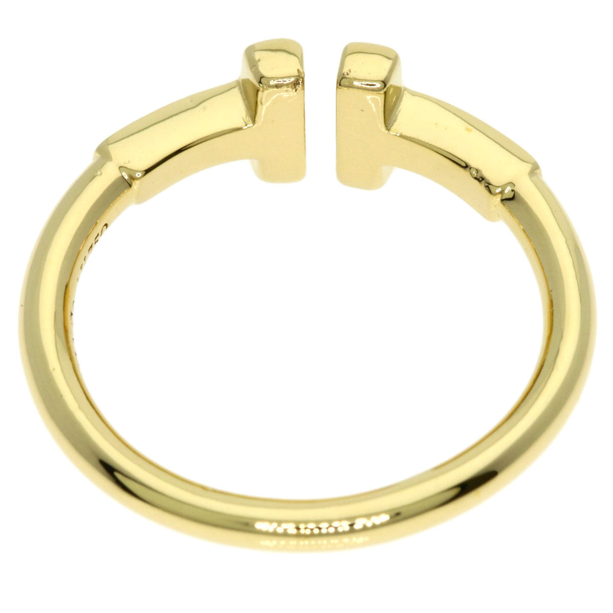 TIFFANY&Co. TWire Ring K18 Yellow Gold Ladies [Used]