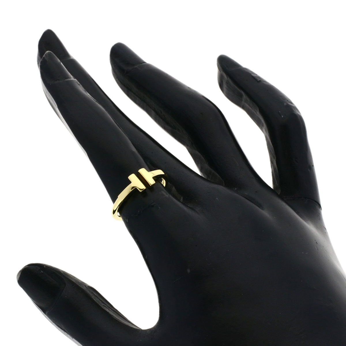 TIFFANY&Co. TWire Ring K18 Yellow Gold Ladies [Used]