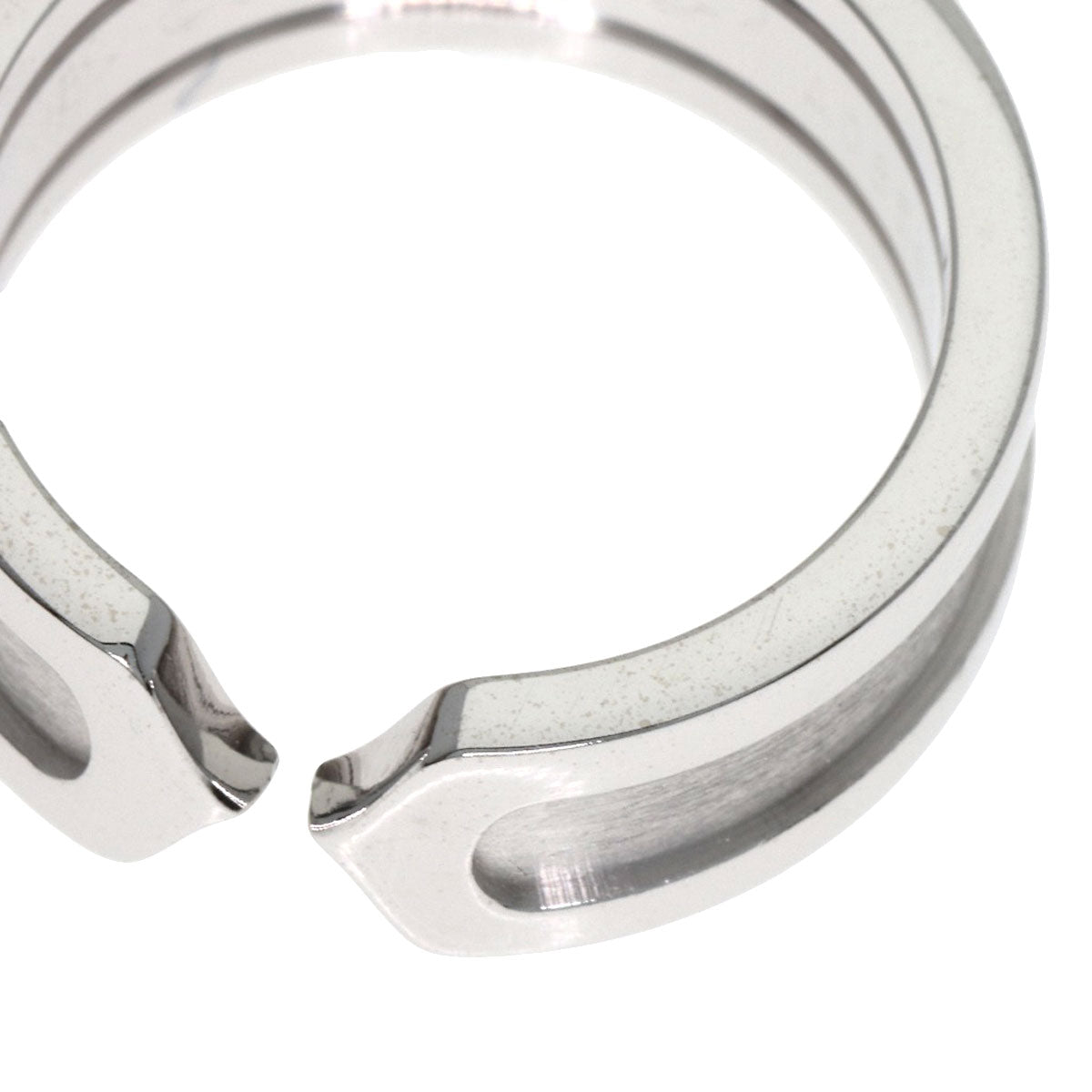 CARTIER C2 #48 Ring K18 White Gold Ladies [Used]