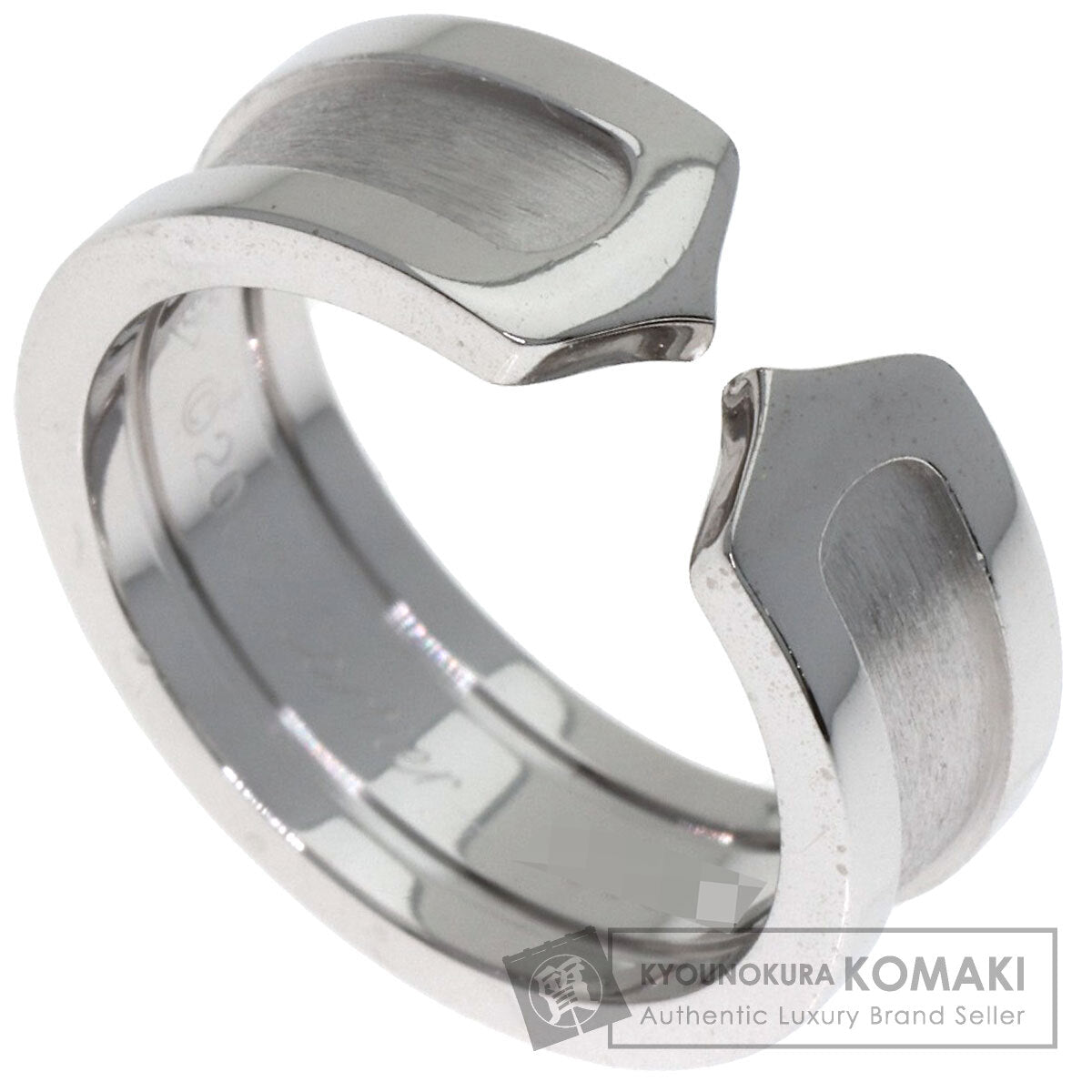 CARTIER C2 #48 Ring K18 White Gold Ladies [Used]