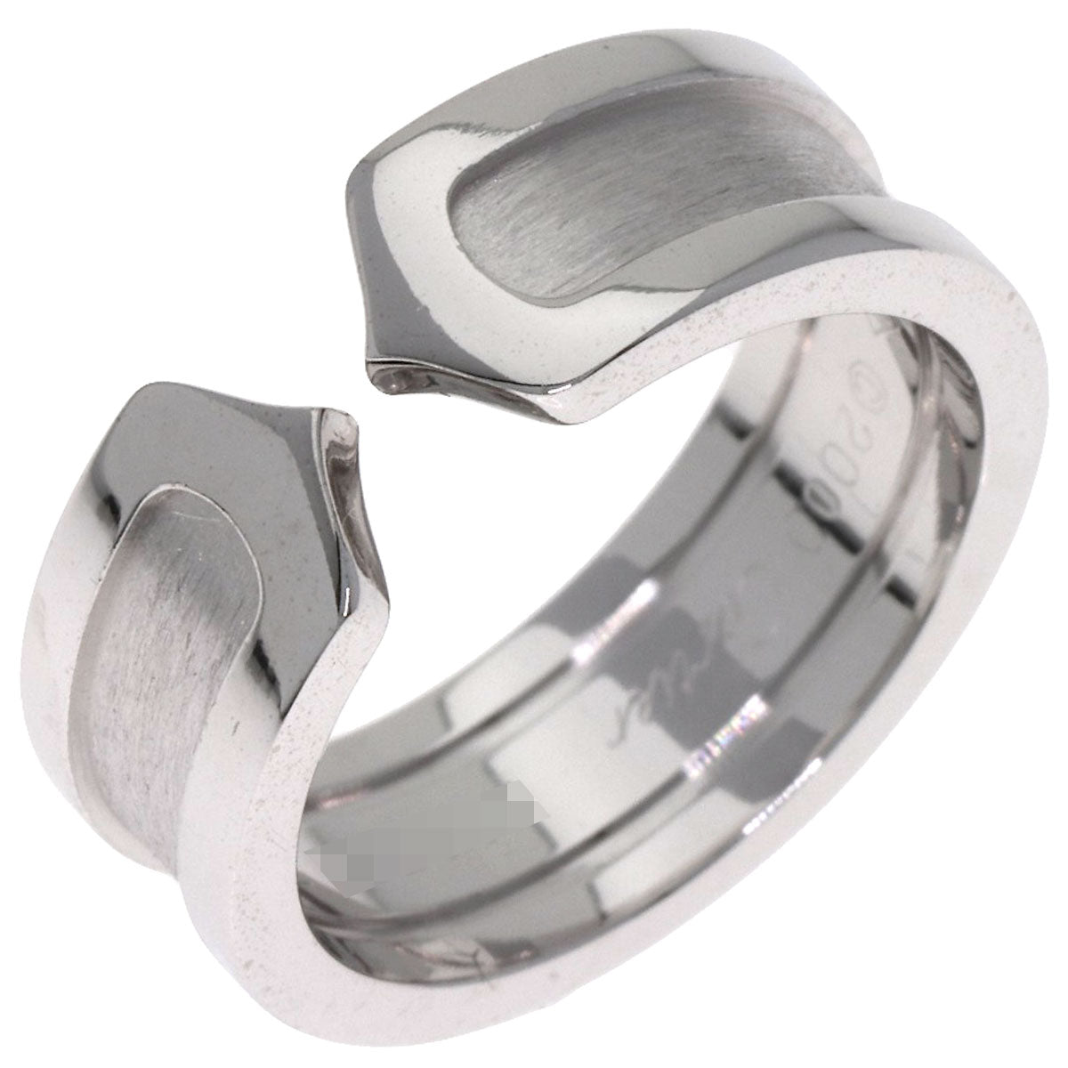 CARTIER C2 #48 Ring K18 White Gold Ladies [Used]