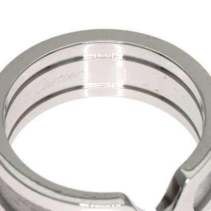 CARTIER C2 #48 Ring K18 White Gold Ladies [Used]