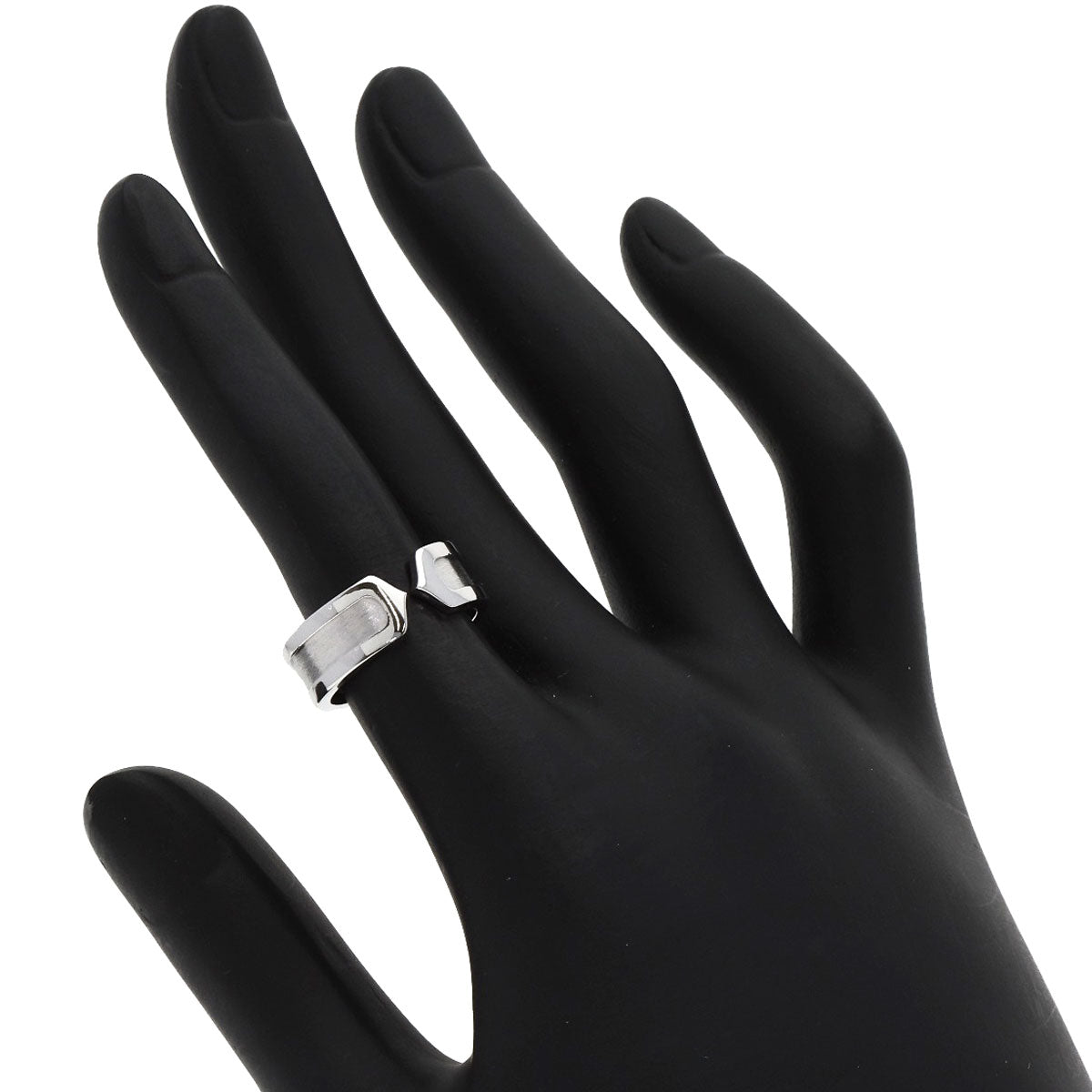 CARTIER C2 #48 Ring K18 White Gold Ladies [Used]
