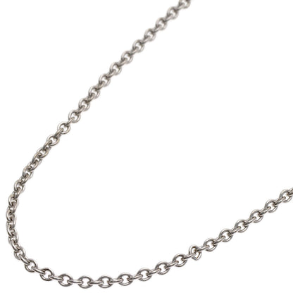 BVLGARI Chain 16.1" Necklace K18 White Gold Ladies [Used]