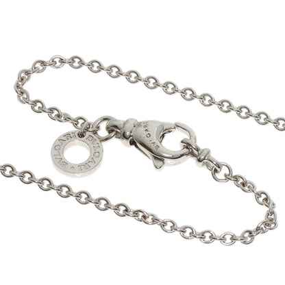 BVLGARI Chain 16.1" Necklace K18 White Gold Ladies [Used]