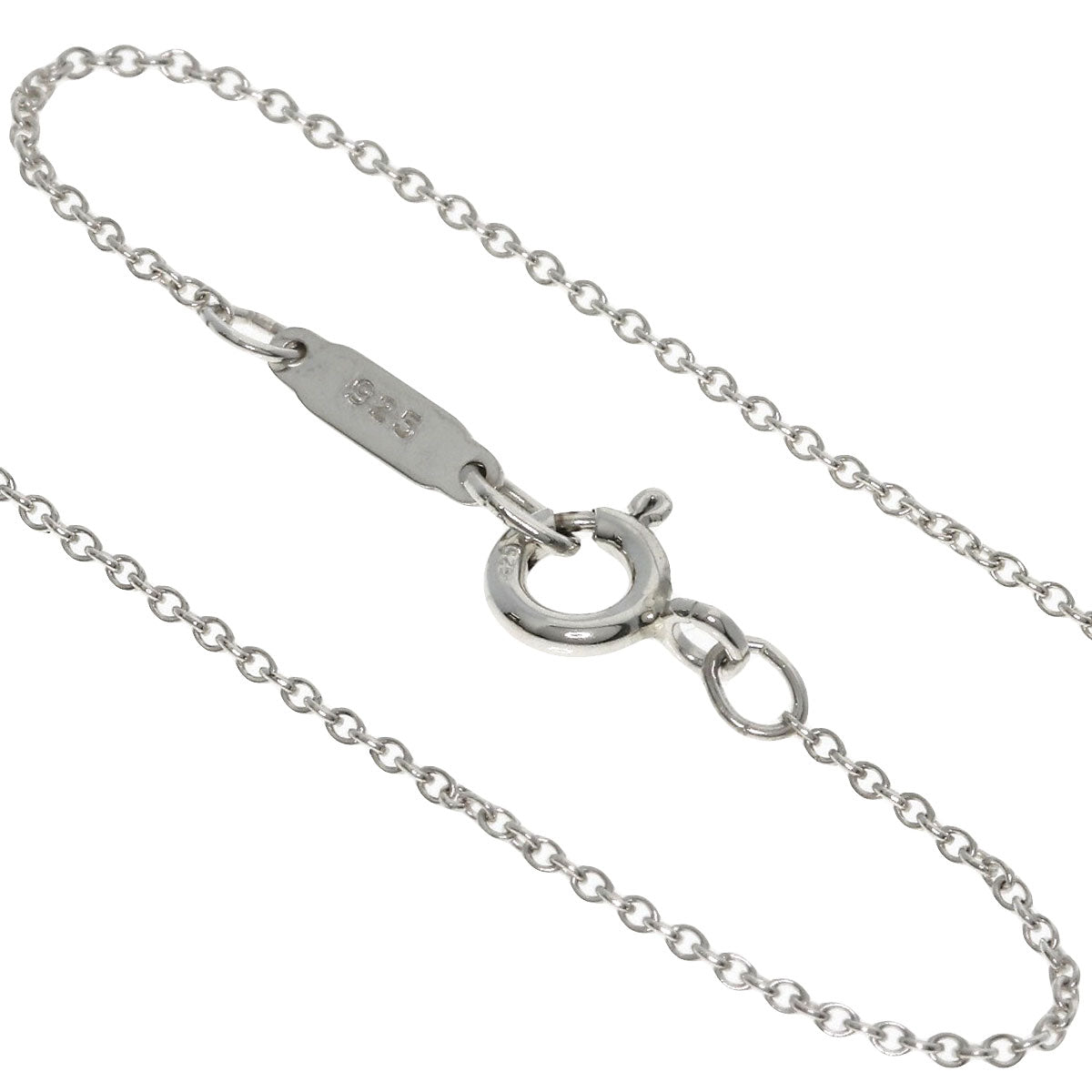 TIFFANY&Co. Ribbon motif Necklace Silver Ladies [Used]