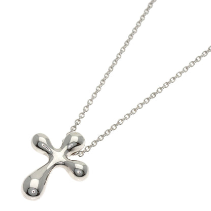TIFFANY&Co. Small cross Necklace Silver Ladies [Used]