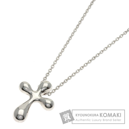 TIFFANY&Co. Small cross Necklace Silver Ladies [Used]