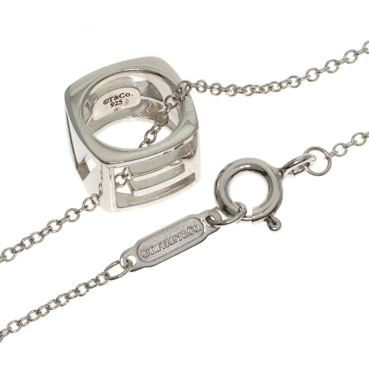 TIFFANY&Co. LOVE Necklace Silver Ladies [Used]