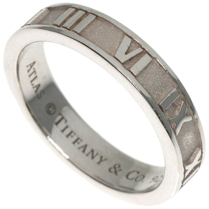 TIFFANY&Co. Atlas narrow Ring Silver Ladies [Used]