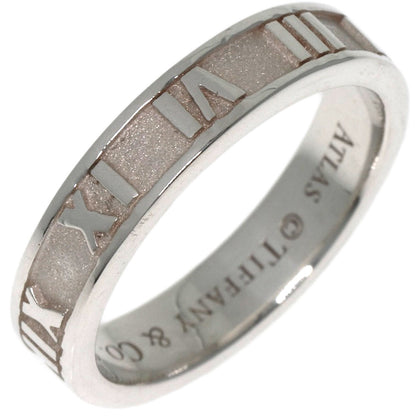 TIFFANY&Co. Atlas narrow Ring Silver Ladies [Used]
