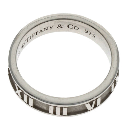 TIFFANY&Co. Atlas narrow Ring Silver Ladies [Used]