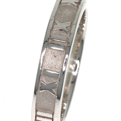 TIFFANY&Co. Atlas narrow Ring Silver Ladies [Used]