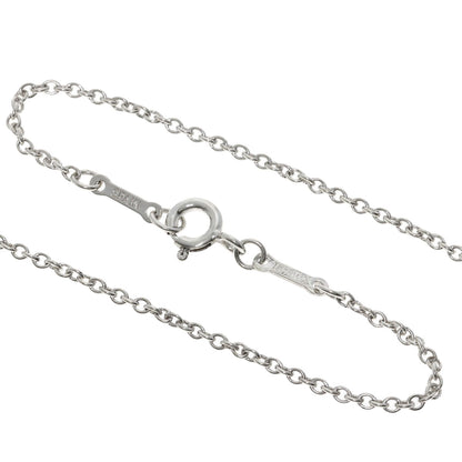 TIFFANY&Co. Open heart Necklace Silver Ladies [Used]