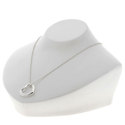 TIFFANY&Co. Open heart Necklace Silver Ladies [Used]