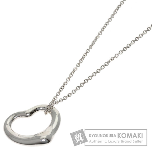 TIFFANY&Co. Open heart Necklace Silver Ladies [Used]