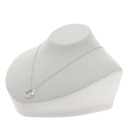 TIFFANY&Co. Open heart Necklace Silver Ladies [Used]