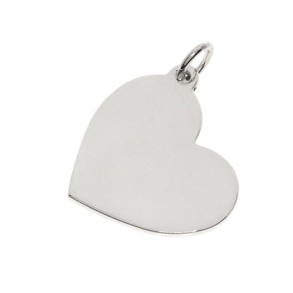 TIFFANY&Co. Heart tag Pendant top Silver Ladies [Used]