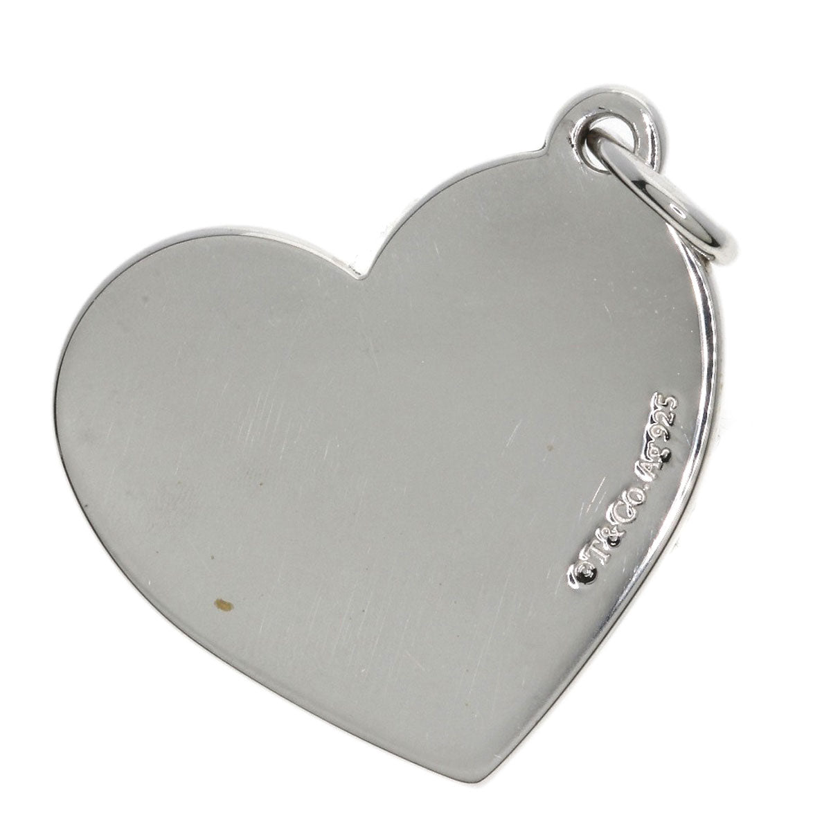 TIFFANY&Co. Heart tag Pendant top Silver Ladies [Used]