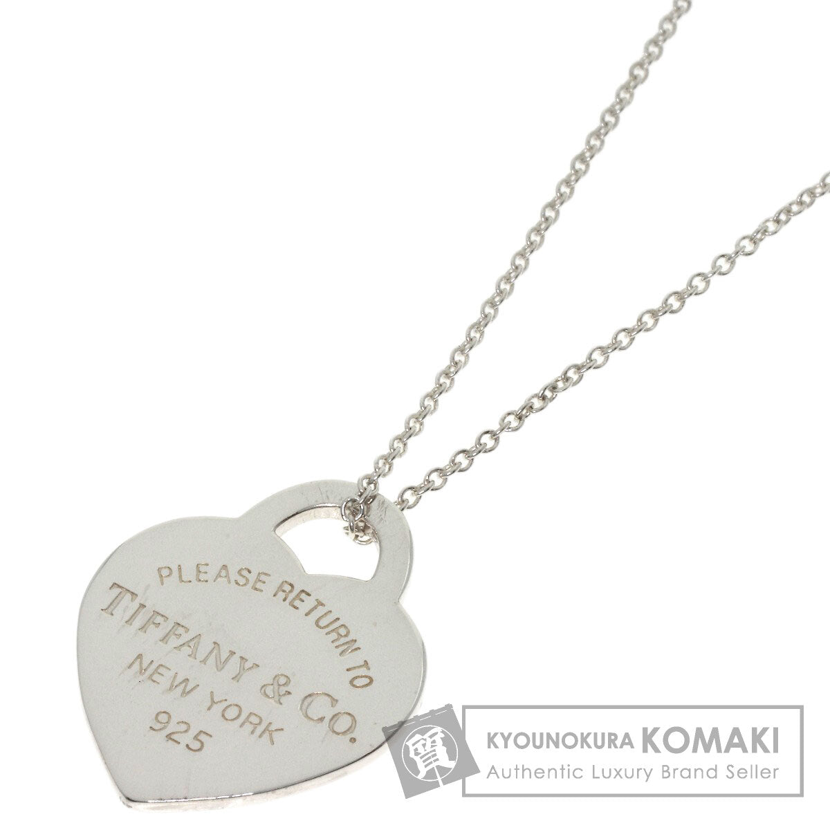 TIFFANY&Co. Return to heart tag Necklace Silver Ladies [Used]