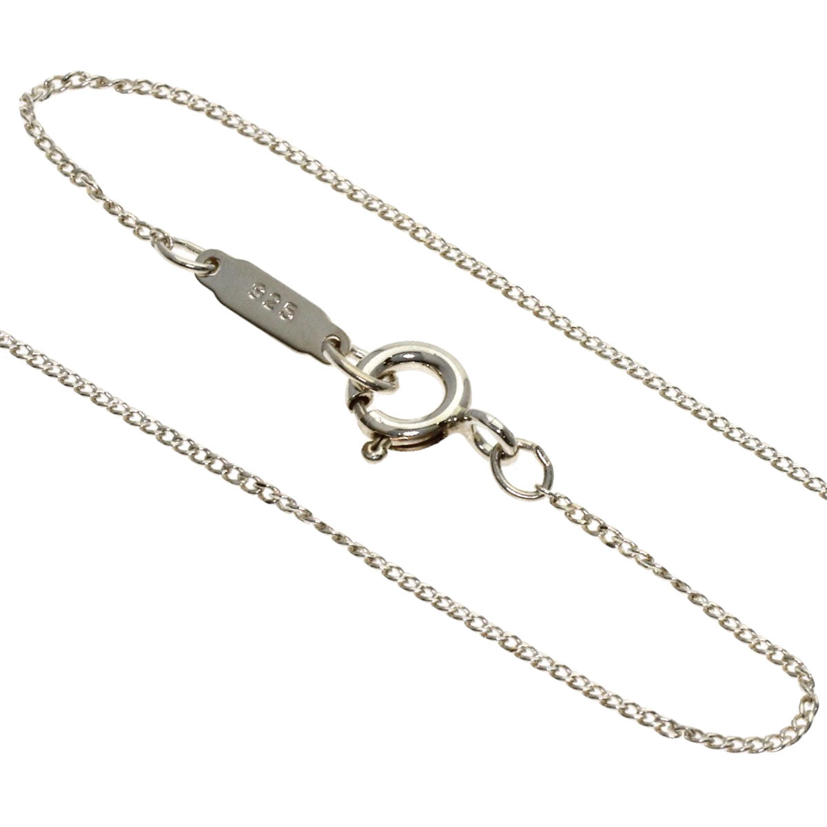 TIFFANY&Co. Heart ribbon Necklace Silver 18K Yellow GoldLadies [Used]