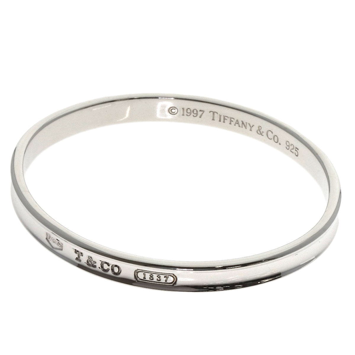 TIFFANY&Co. 1837 bangle Bracelet Silver Ladies [Used]