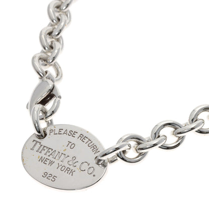 TIFFANY&Co. Return to oval Necklace Silver Ladies [Used]