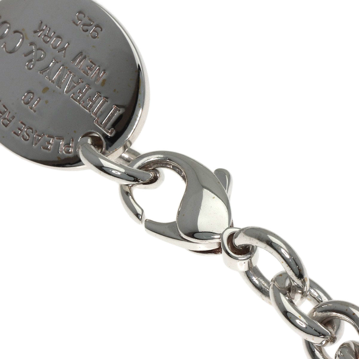 TIFFANY&Co. Return to oval Necklace Silver Ladies [Used]
