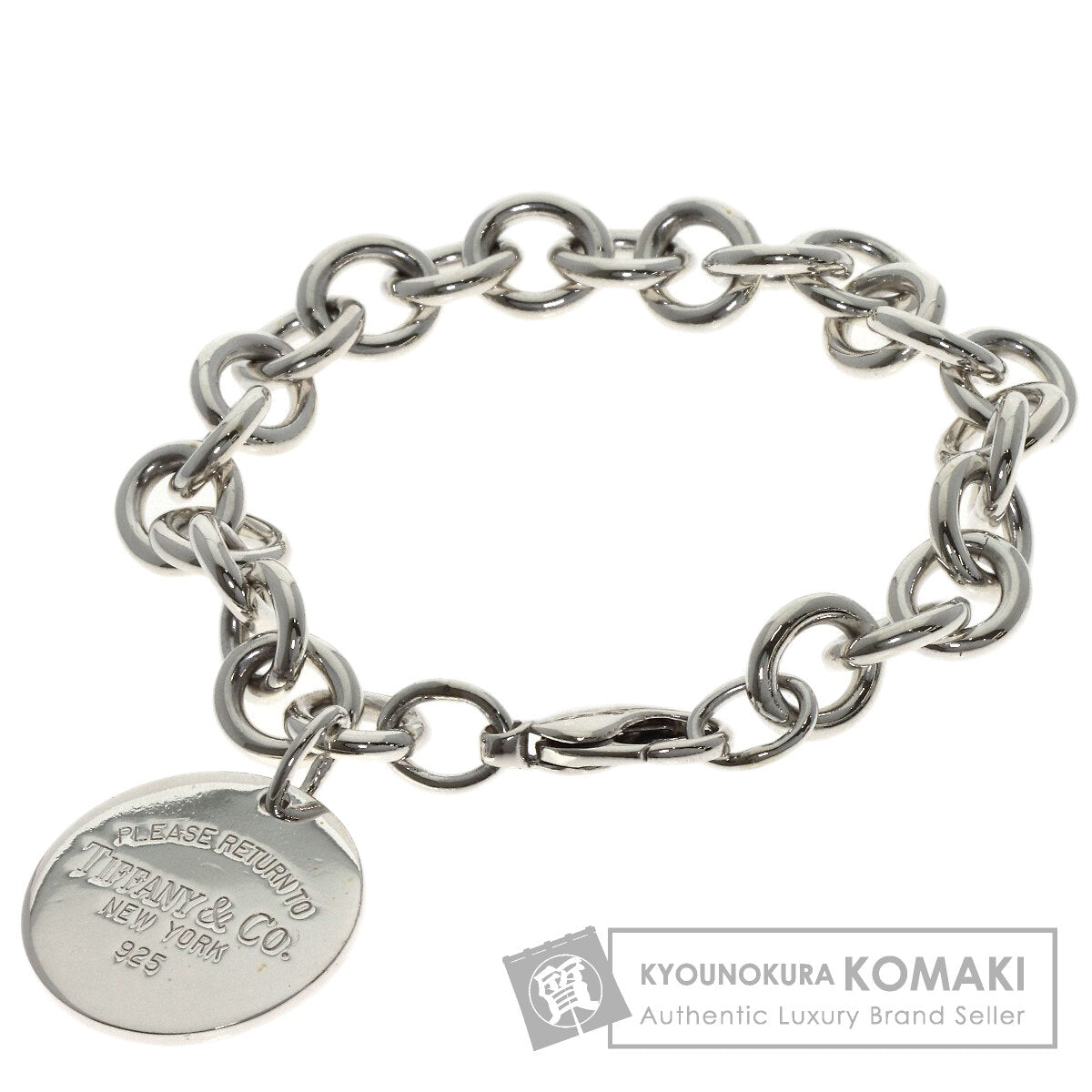 TIFFANY&Co. Return to TIFFANY & Co. Round tag Bracelet Silver Ladies [Used]