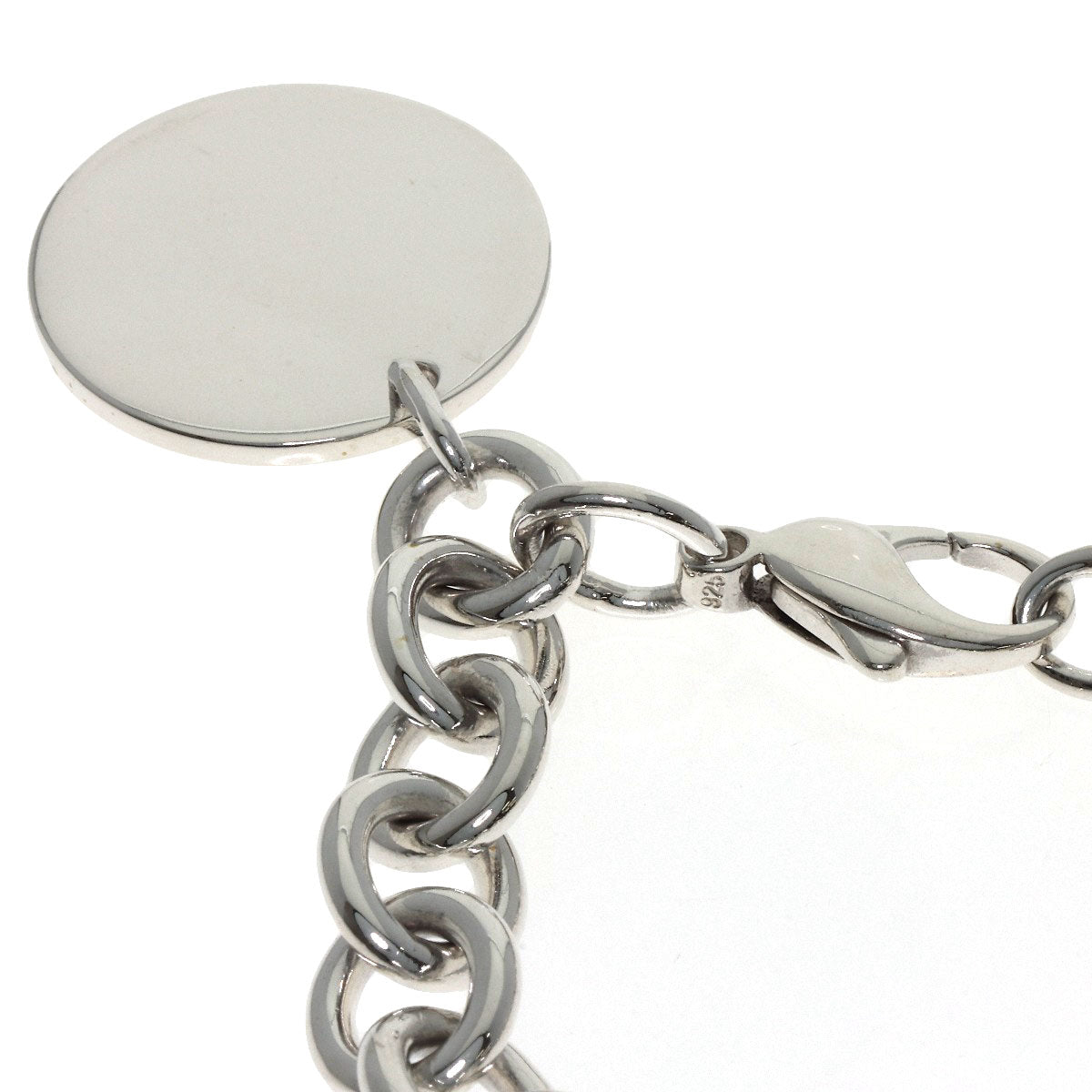 TIFFANY&Co. Return to TIFFANY & Co. Round tag Bracelet Silver Ladies [Used]