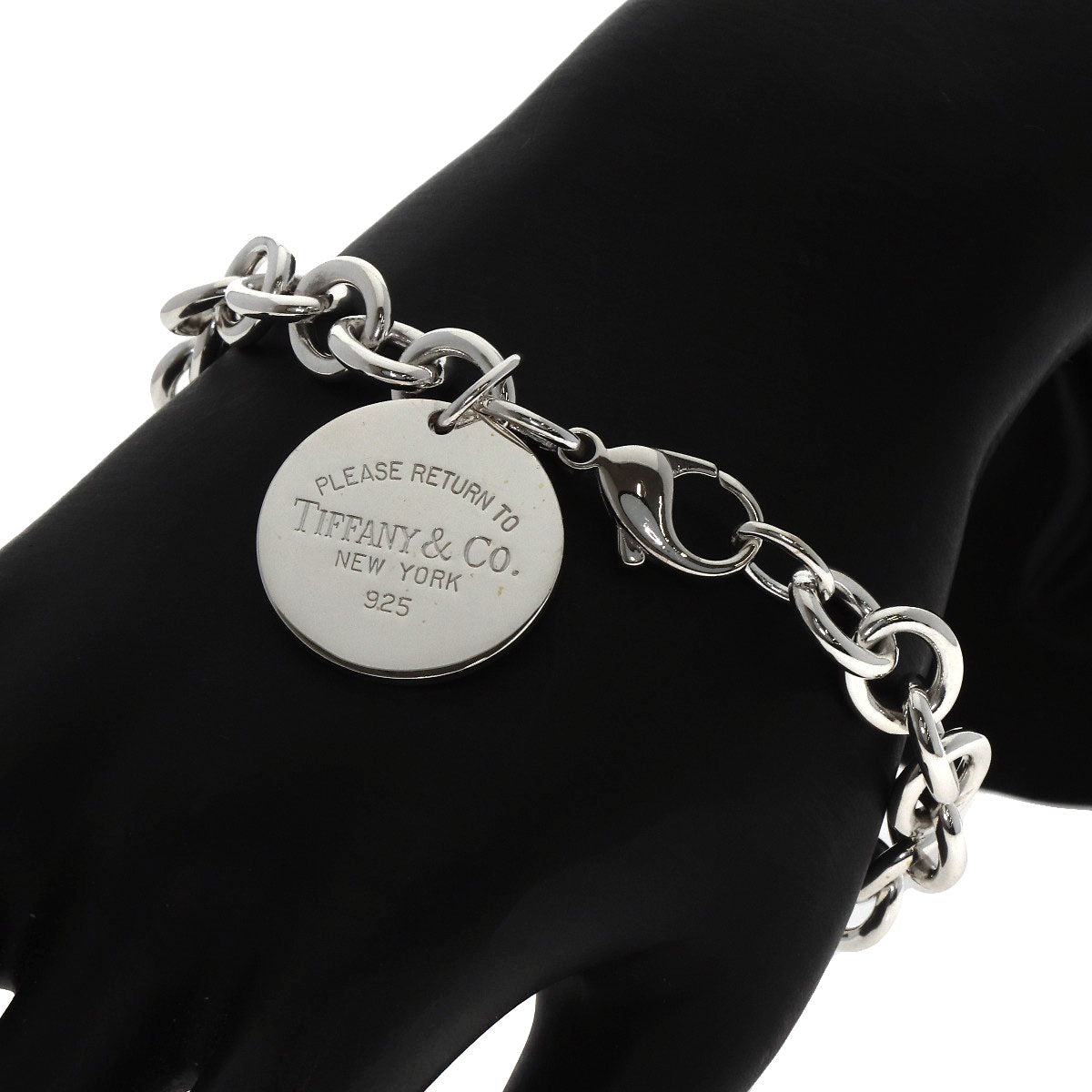 TIFFANY&Co. Return to TIFFANY & Co. Round tag Bracelet Silver Ladies [Used]