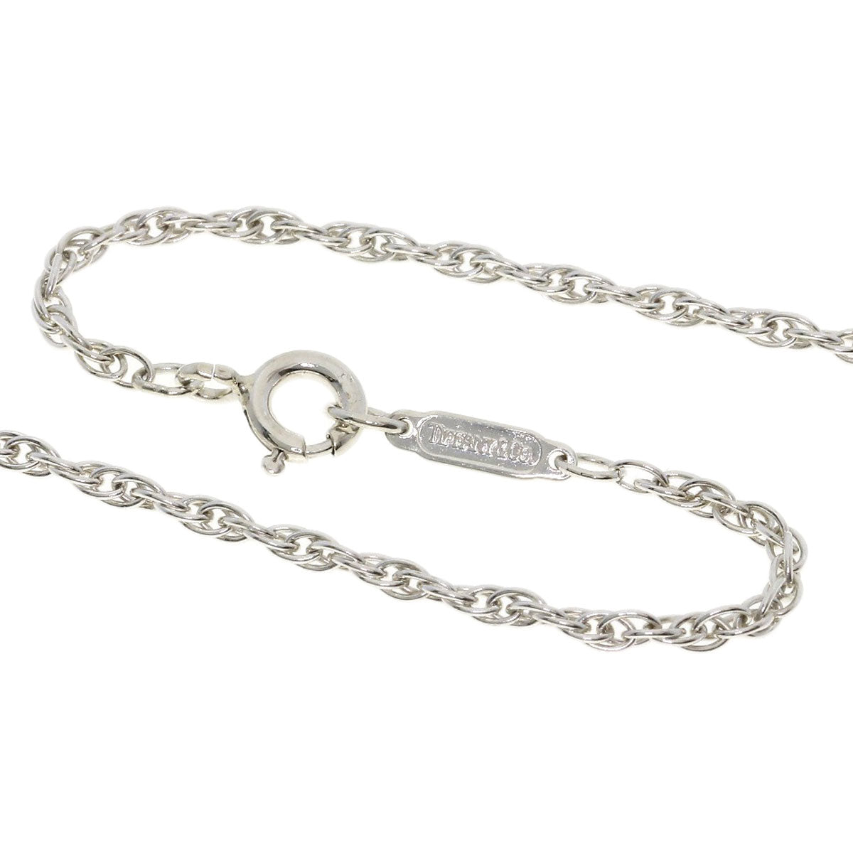 TIFFANY&Co. Saint Christopher Coin Necklace Silver 18K Yellow GoldLadies [Used]