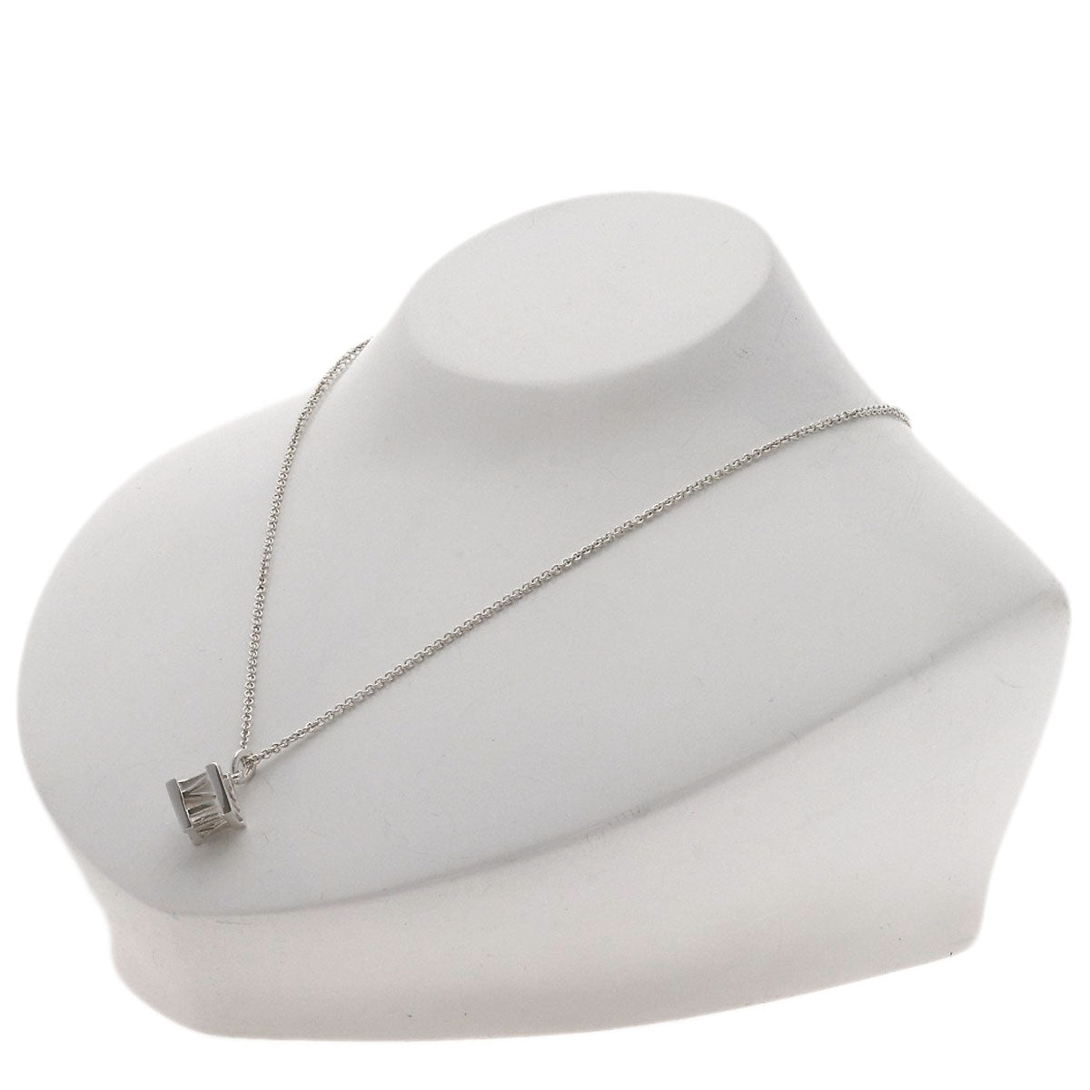 TIFFANY&Co. Atlas cube Necklace Silver Ladies [Used]