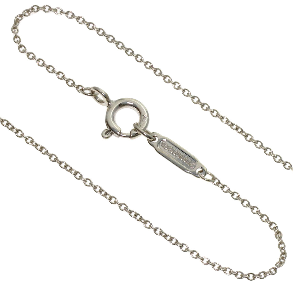 TIFFANY&Co. 1837 Circle Necklace Silver EnamelLadies [Used]