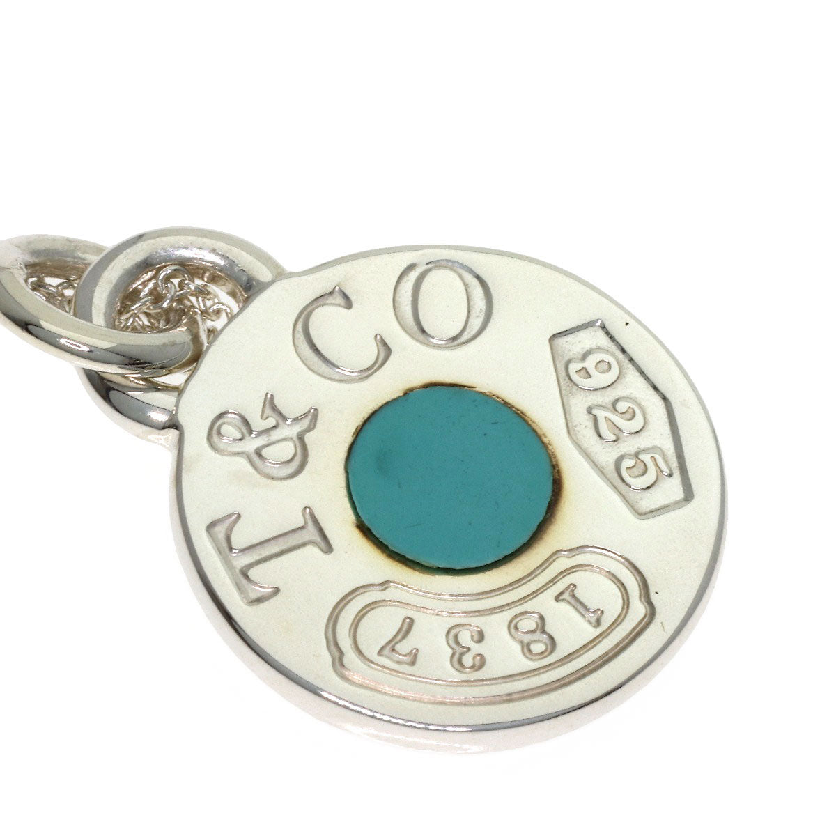 TIFFANY&Co. 1837 Circle Necklace Silver EnamelLadies [Used]