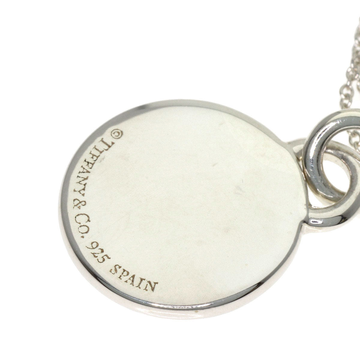 TIFFANY&Co. 1837 Circle Necklace Silver EnamelLadies [Used]