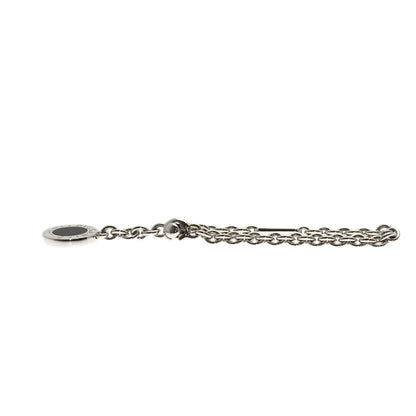 BVLGARI BVLGARI BVLGARI Onyx key ring Silver Ladies [Used]