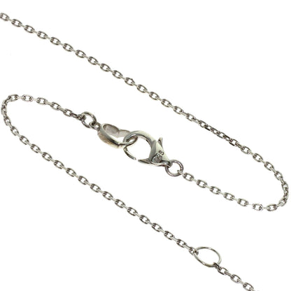 Ponte Vecchio Heart color stone Necklace Silver Ladies [Used]