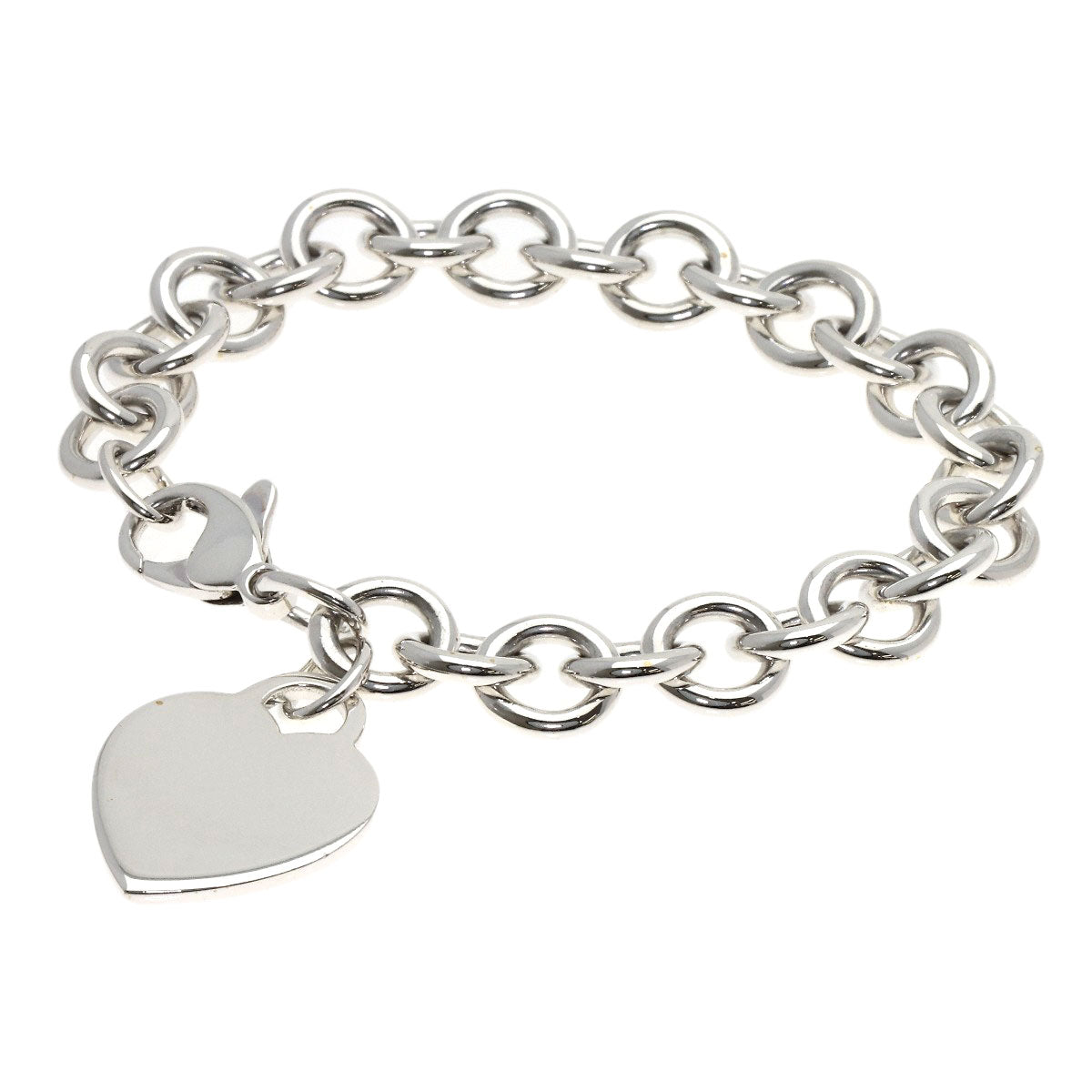 TIFFANY&Co. Return to TIFFANY & Co. Heart Tag Bracelet Silver Ladies [Used]