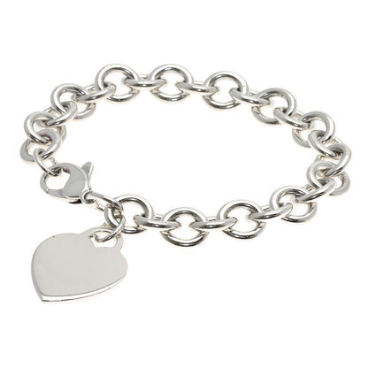 TIFFANY&Co. Return to TIFFANY & Co. Heart Tag Bracelet Silver Ladies [Used]