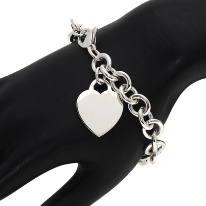 TIFFANY&Co. Return to TIFFANY & Co. Heart Tag Bracelet Silver Ladies [Used]