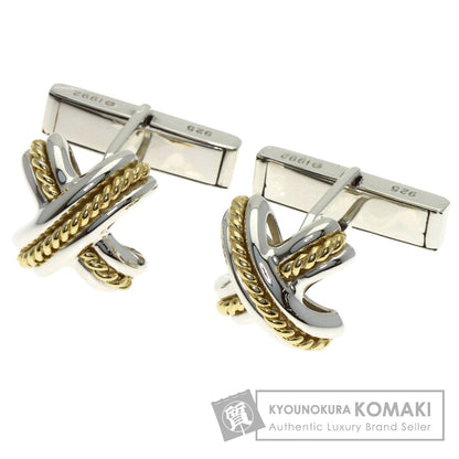 TIFFANY&Co. Signature cuffs Silver 18K Yellow Goldmens [Used]