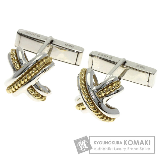 TIFFANY&Co. Signature cuffs Silver 18K Yellow Goldmens [Used]