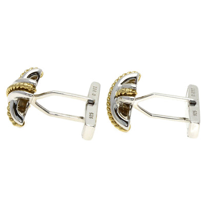 TIFFANY&Co. Signature cuffs Silver 18K Yellow Goldmens [Used]