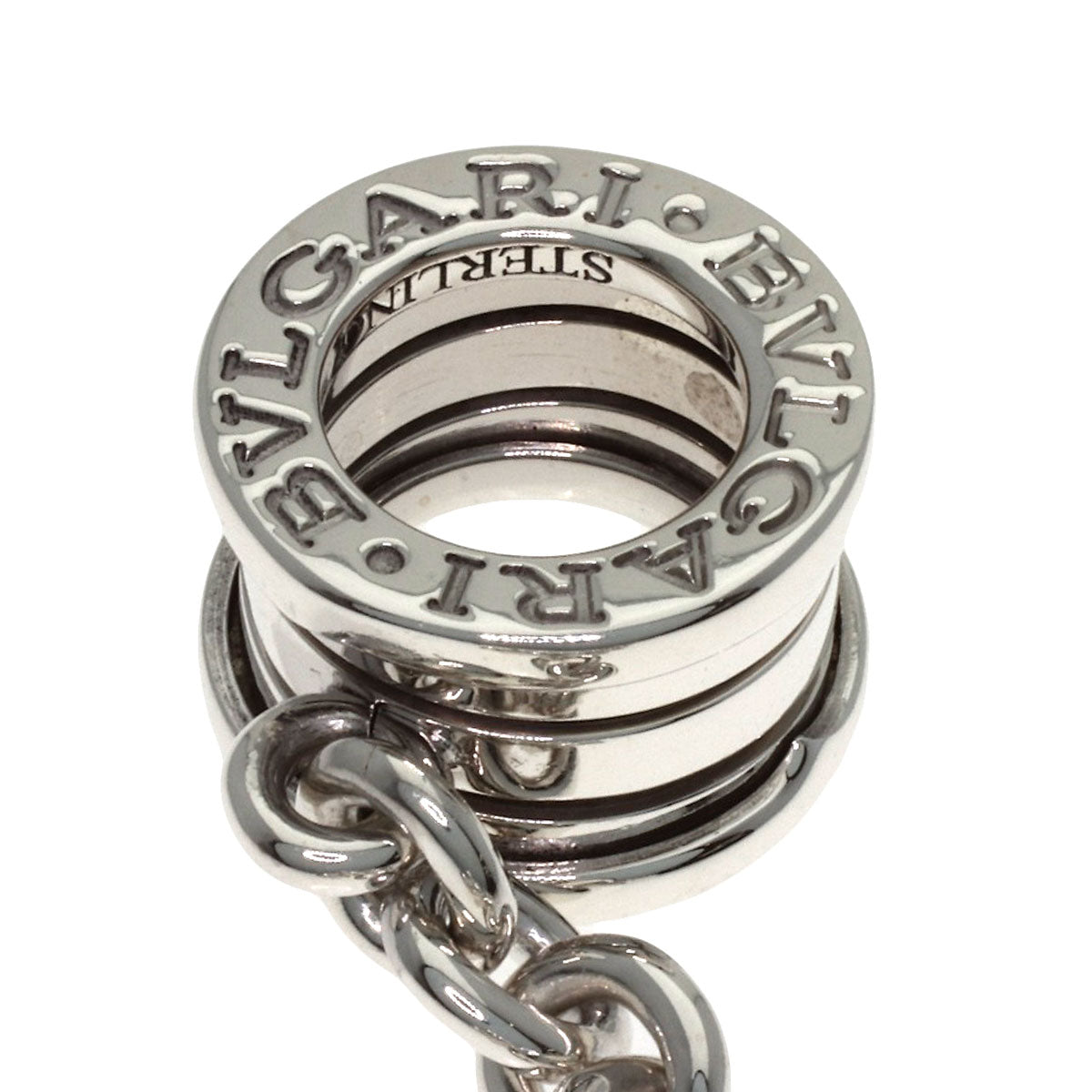 BVLGARI B.zero1 key ring Silver Ladies [Used]
