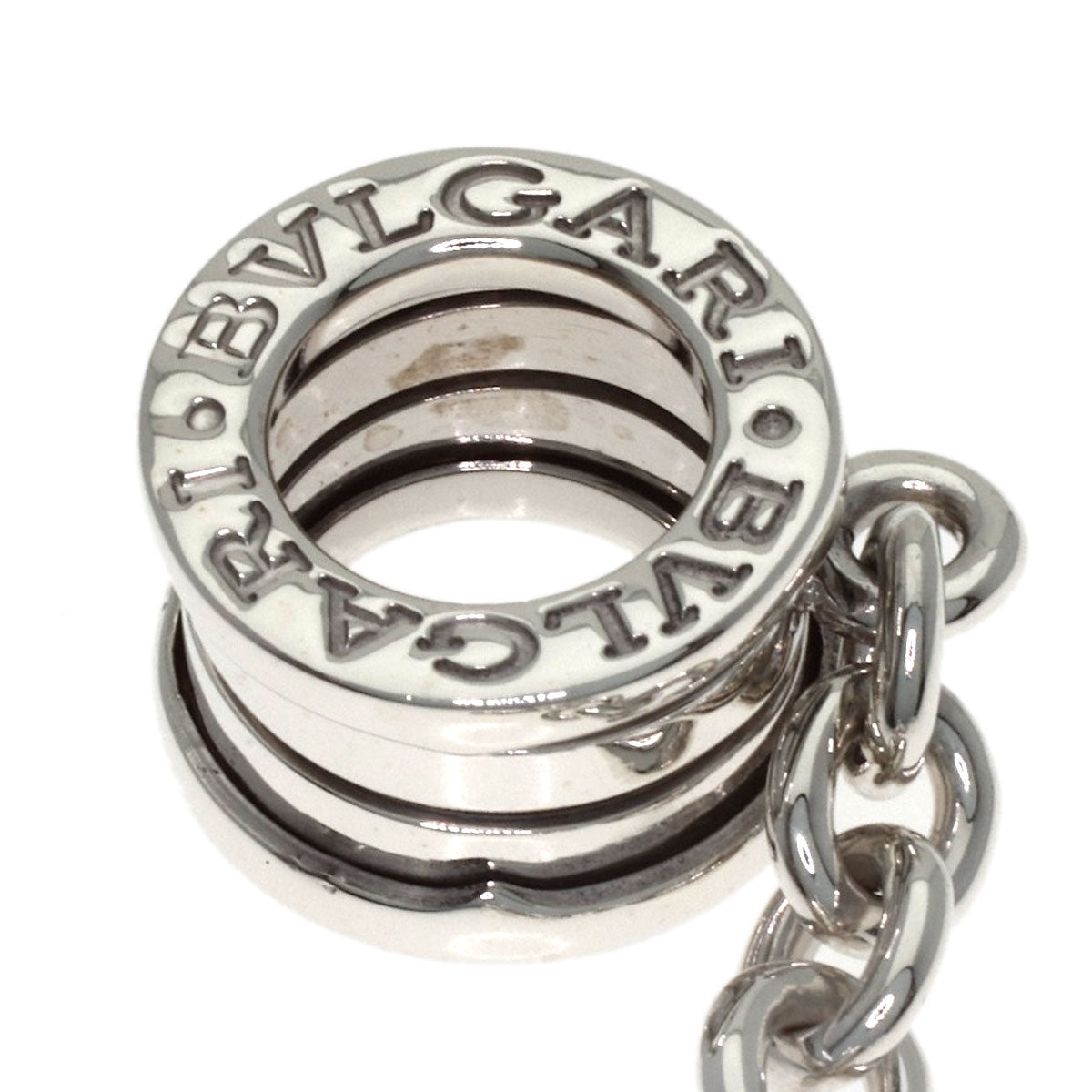 BVLGARI B.zero1 key ring Silver Ladies [Used]